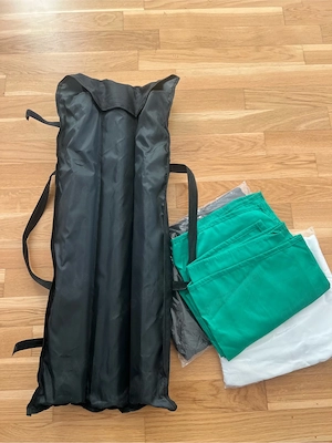 GreenScreen Set, nur 1x benutzt