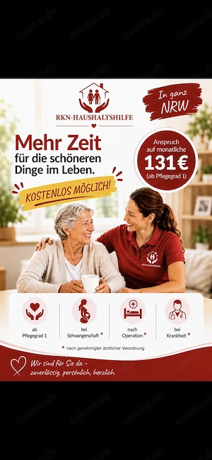 Biete zuverlässige Hilfe an 