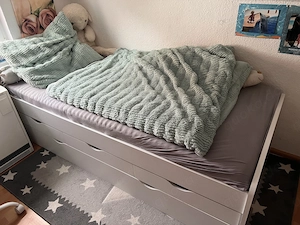 Begabino Funktionsbett weiß 90x200cm