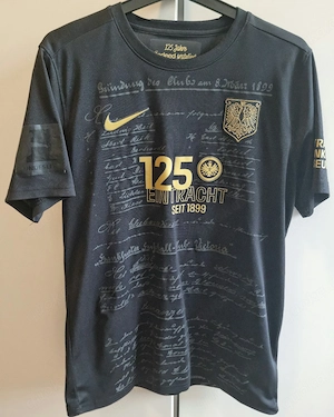 Eintracht Frankfurt Jubiläumstrikot 125 Jahre Gr. L - wie Neu