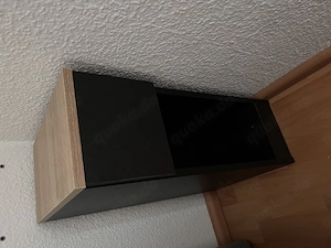 2x Vicco Nachttisch schwarz 20x35x60cm