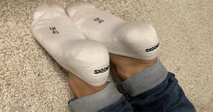 Getragene Socken und Unterwäche 