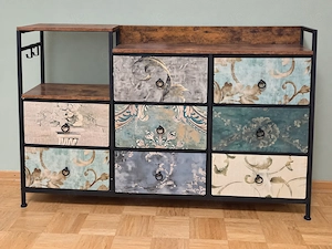 Kommode  mit 8 Schubladen  Industrial Design