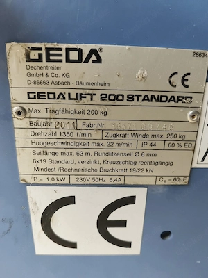 Geda Antriebsmotor 