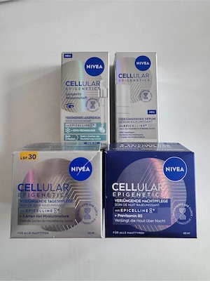 NIVEA Cellular Epigenetics Set (4-teilig)   Tagespflege, Nachtpflege & Seren   NEU & OVP