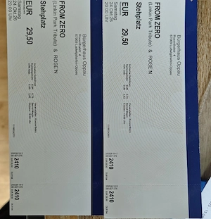 2 Tickets Linkin Park Tributband 24.10.