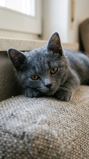 Bezauberndes BKH-Katerchen >Stummelchen< sucht sein Zuhause fürs Leben!
