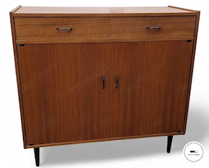 Teak Schuhschrank der 60er