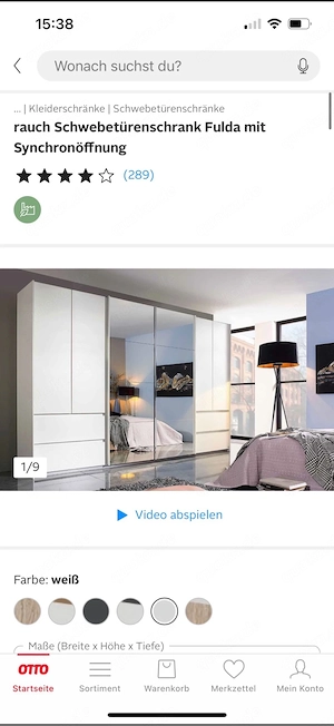 Schrank sofort zu verkaufen 