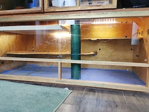 2 Holz Terrarium 150 x 60 x 60