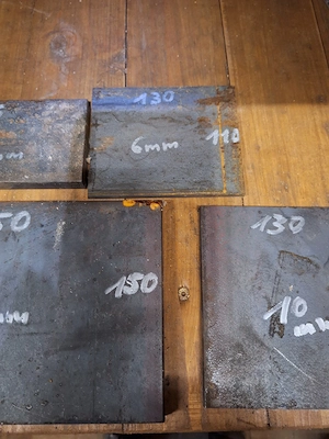 Eisen Metall Platten 
