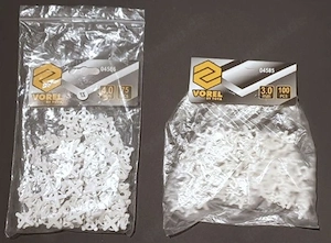 Neu Fugenkreuze Fliesenkreuze 3 mm 100 St. und 4 mm 75 St. 