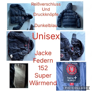 jacke 152 dunkelblau