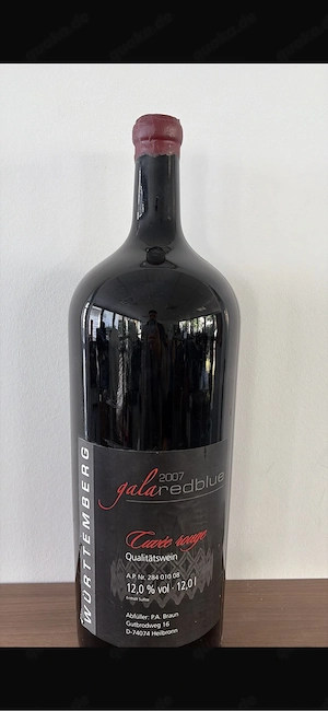 12 Liter 2007er Cuvée rouge Qualitätswein