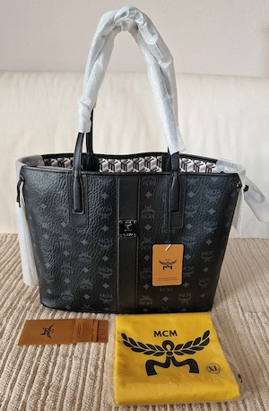 MCM Liz Medium Shopper schwarz   NEU & ungetragen mit Rechnung