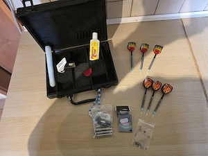 Soft-Dart-Set mit viel Zubehör und Koffer 