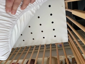 Babybett samt Zubehör