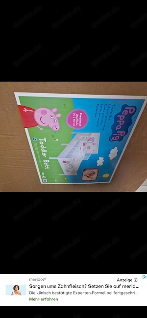 kinderbett peppa pig neu