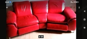Trapez Sofa lederganitur hukla 