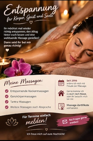 Massage für die Dame