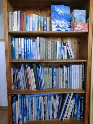 Sammlung von Bergbüchern