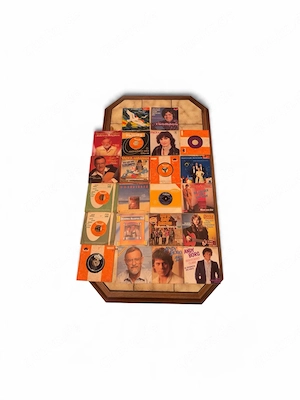 Konvolut 22 Schallplatten Singles 7 Zoll Schlager Oldies Jukebox