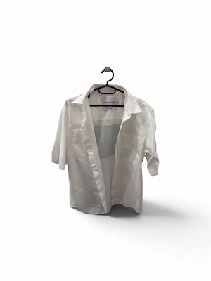Calvin Klein Overshirt   Kurzarm-Hemd Weiß   Gr. S