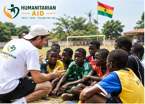 Suche nach Freiwilligen für eine humanitäre Mission nach GHANA