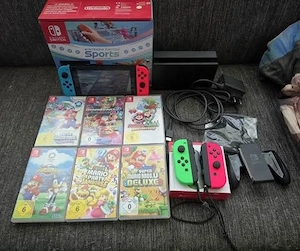 Nintendo Switch OLED mit Spiele 