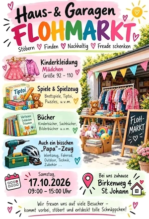 Garagenflohmarkt 17.10.26
