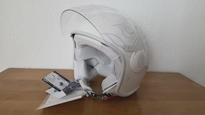 Justin Bieber Jet Helm Weiß 607814M05JB Größe XL (61)