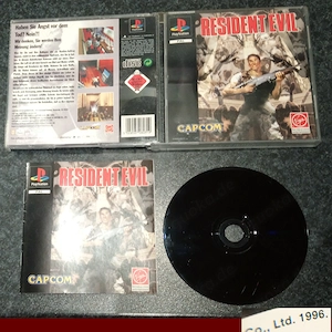 Resident Evil PS1 Spiel, + Anleitung, von 1996