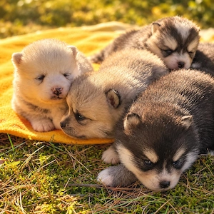 Shiba Inu x Pomsky eine außergewöhnliche Kreuzung mit Charakter und Charme