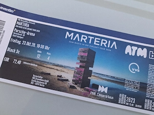 Materia Konzertkarte Stuttgart