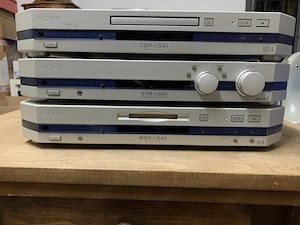 Sony LSA 1, Design, HiFi Anlage STR-LSA1 MDS-LSA1 CDP-LSA1 MiniDisc CD Receiver