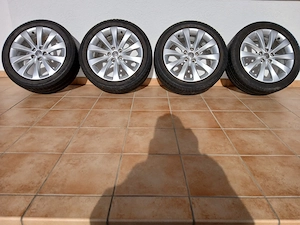 4 Alufelgen mit Sommerreifen  215    50 R17 91V für Opel Astra