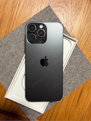 iPhone 16 Pro Max 256GB   Titan Schwarz   Top Zustand - OVP