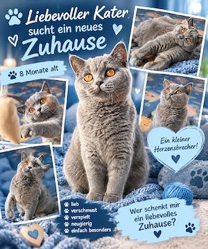 Britisch kurzhaar Kater 8 Monate 