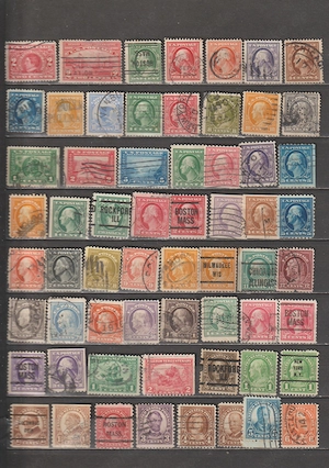 Briefmarken    U S A   