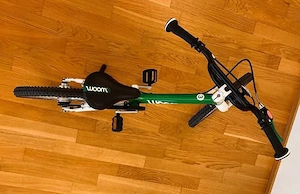 Woom 3 Automagic Kindervelo 16 Zoll, grün, Top-Zustand