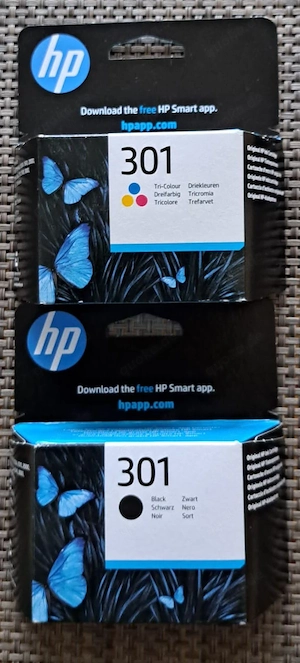 Original HP 301 Druckerpatronen   neu & originalverpackt