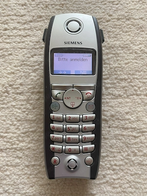 Verk. sehr gut erh. Schnurlostelefon Siemens Gigaset S1 Colour, optional mit Ladeschale & Netzteil