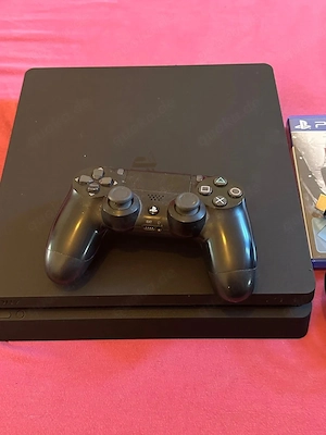 Sony PS4 Slim 1TB mit Dualshock Controller und 2 Spiele