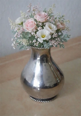 835er-Silbervase mit Kordel-rand von WTB