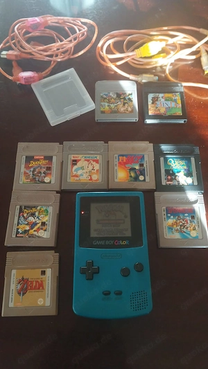 Game Boy Color Paket   Funktionstüchtig + Pokémon, Zelda uvm.
