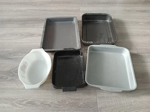 5er Set Backformen & Auflaufformen