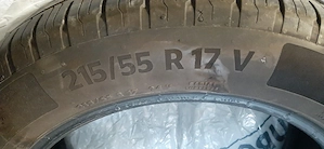 Autoreifen Continental, 214 55 R 17V, 8000km Laufleistung