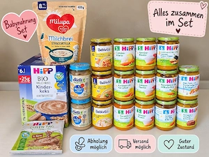 Großes Babynahrungs-Paket   HiPP, Bebivita, Alete & Milupa