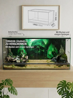 Terrarium zu verschenken - nur Selbstabholung