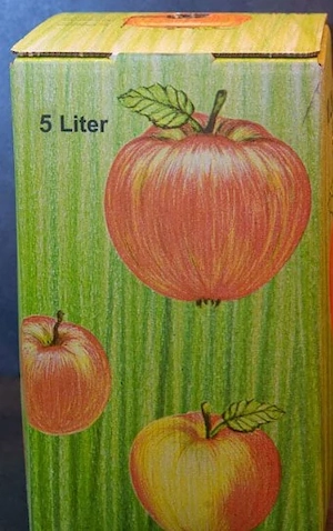 Apfelsaft im 5 l Beutel, frisch gepresst, von unbehandelten Äpfeln 